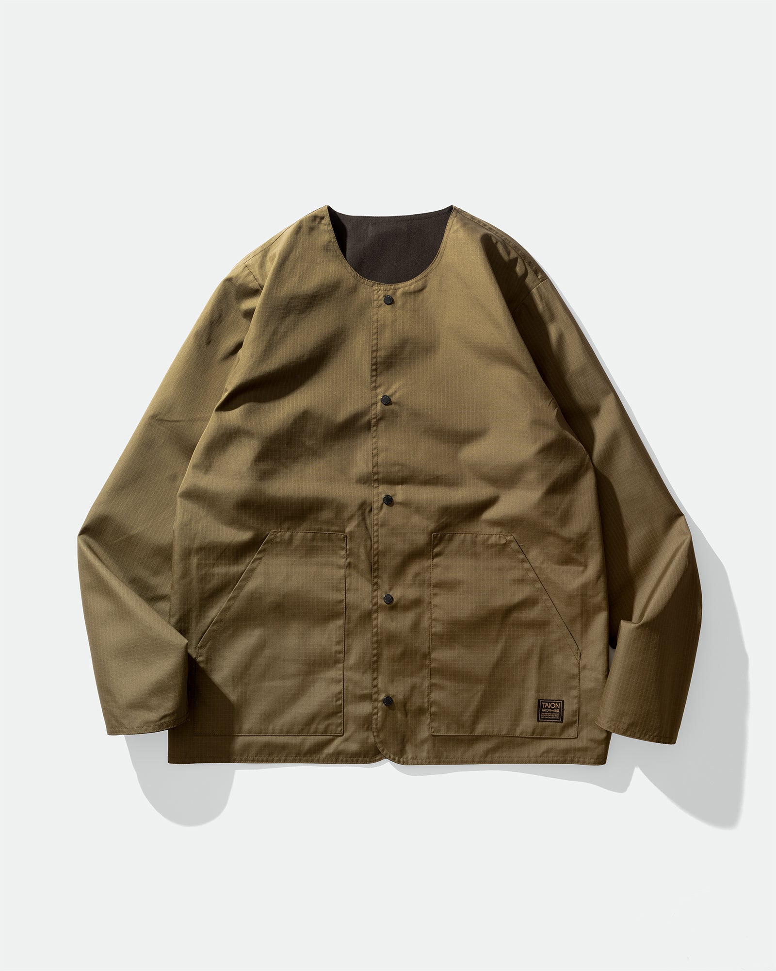 TAION - Military Reversible Crew Neck Jacket Black