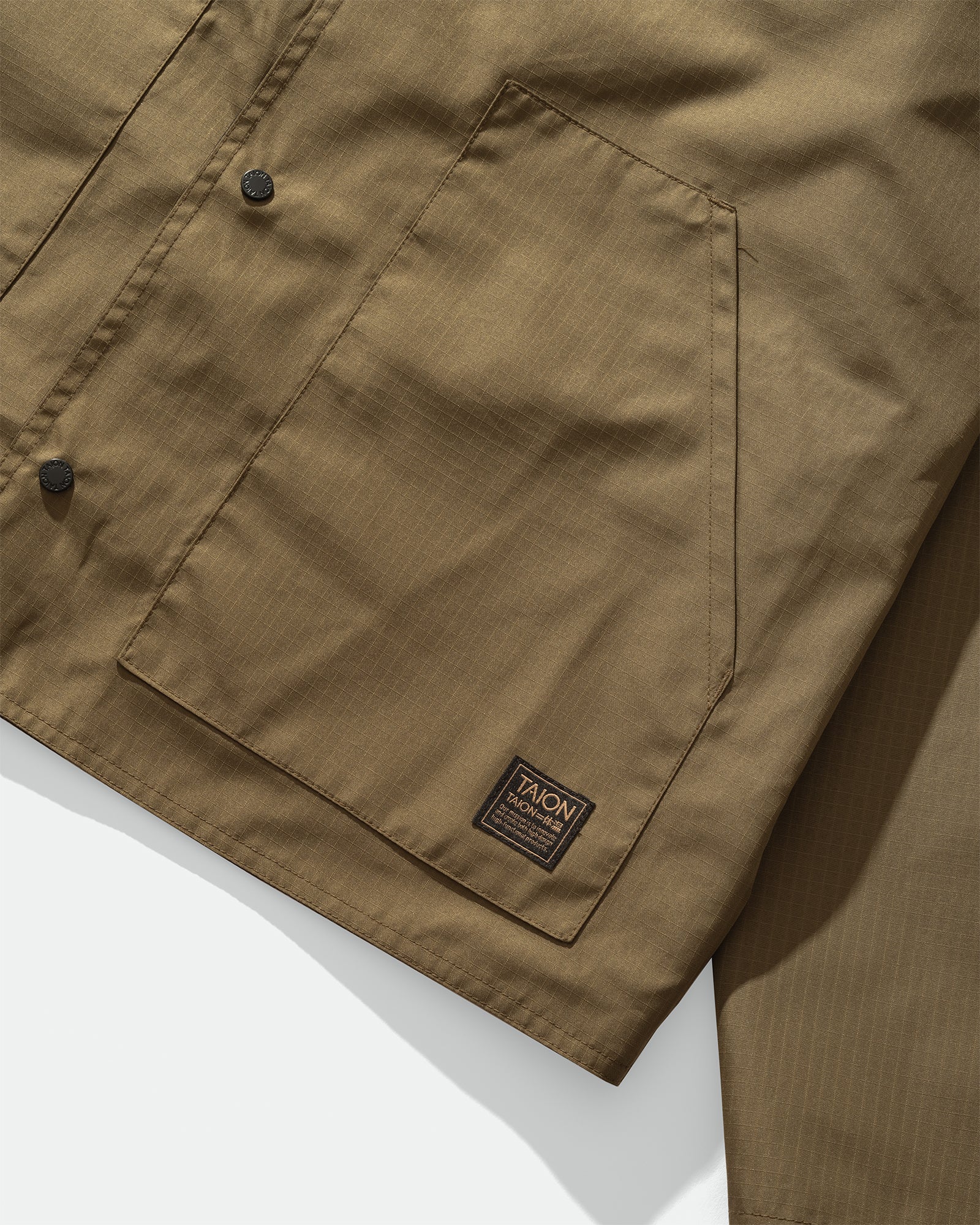 TAION - Military Reversible Crew Neck Jacket Black