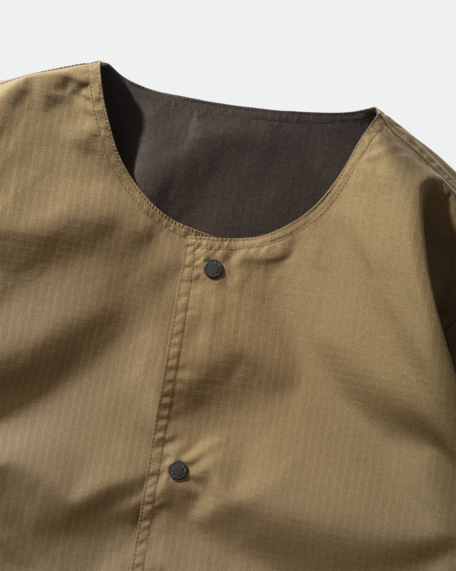 TAION - Military Reversible Crew Neck Jacket Black