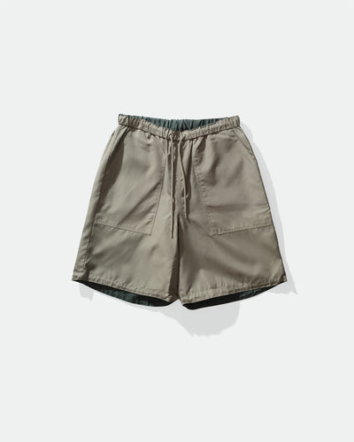 TAION - Military Reversible Wide Shorts Sage Green