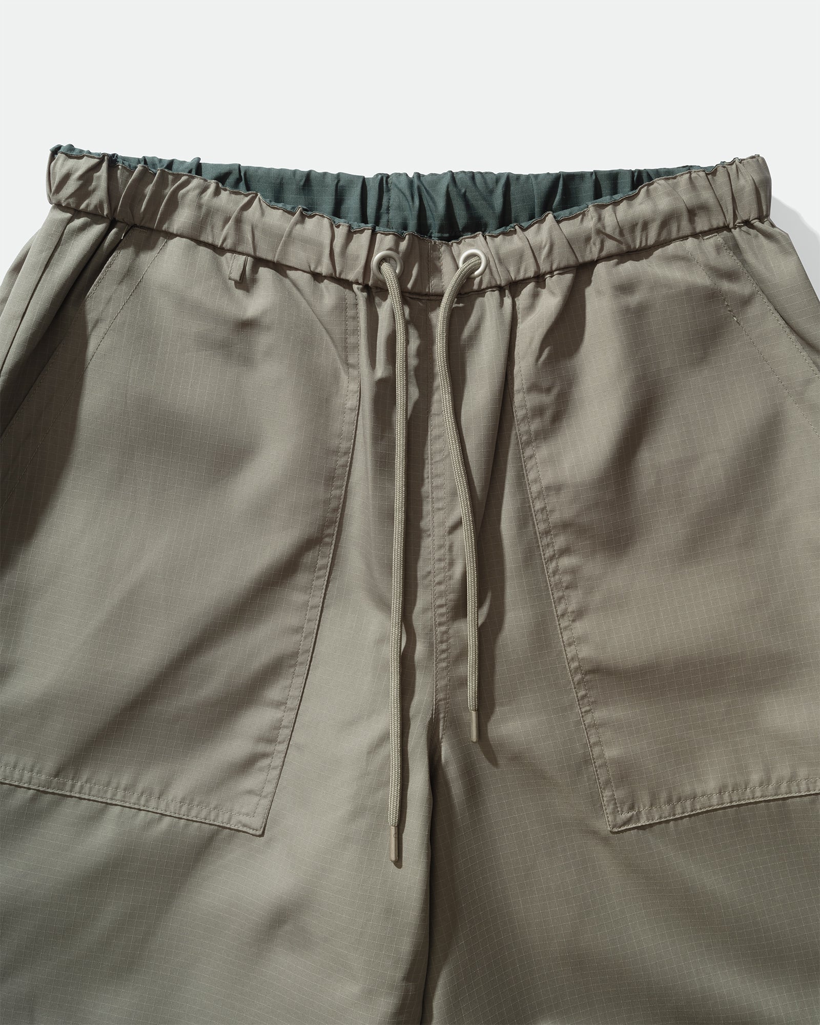 TAION - Military Reversible Wide Shorts Sage Green