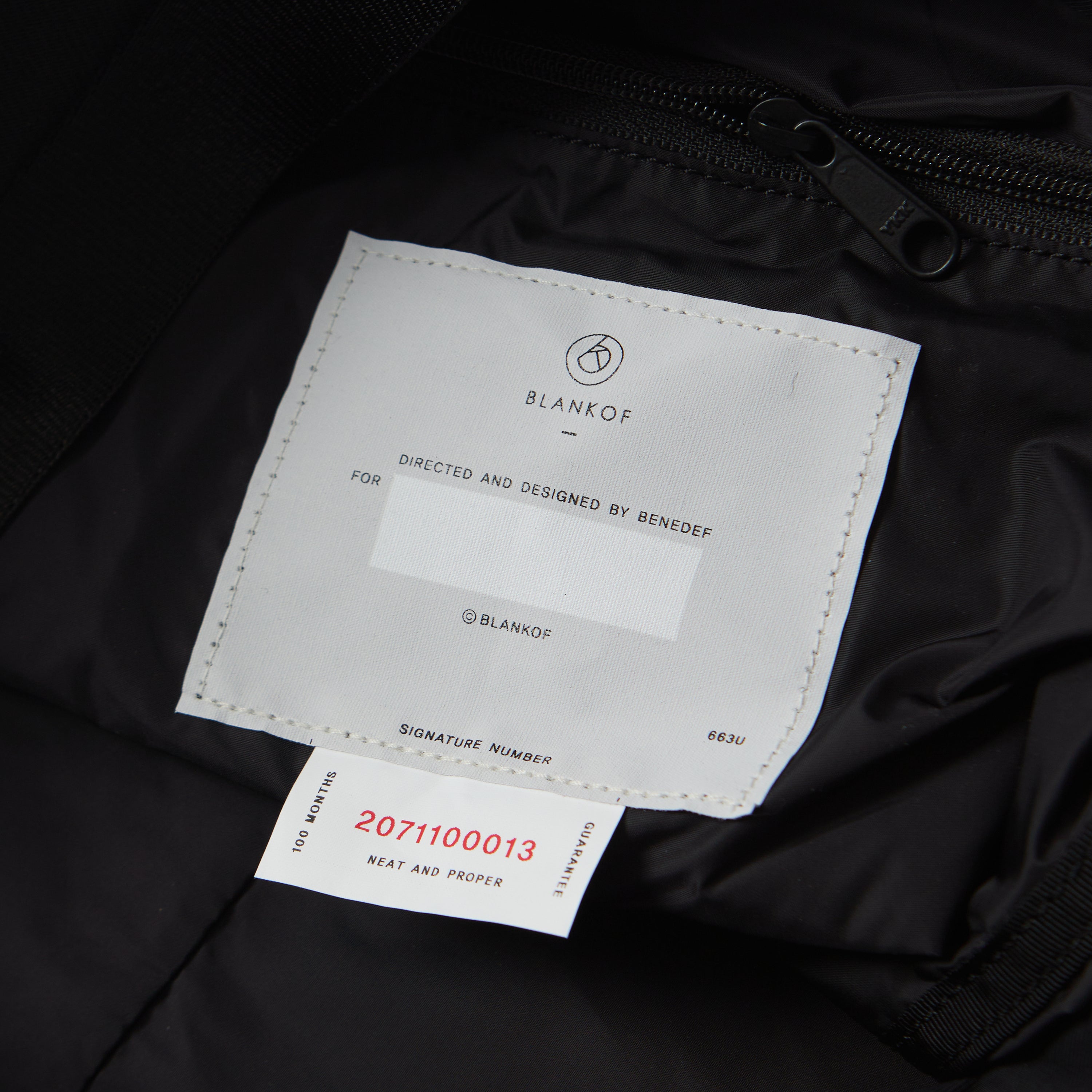 BLANKOF - Fisherman Bag 3 Black