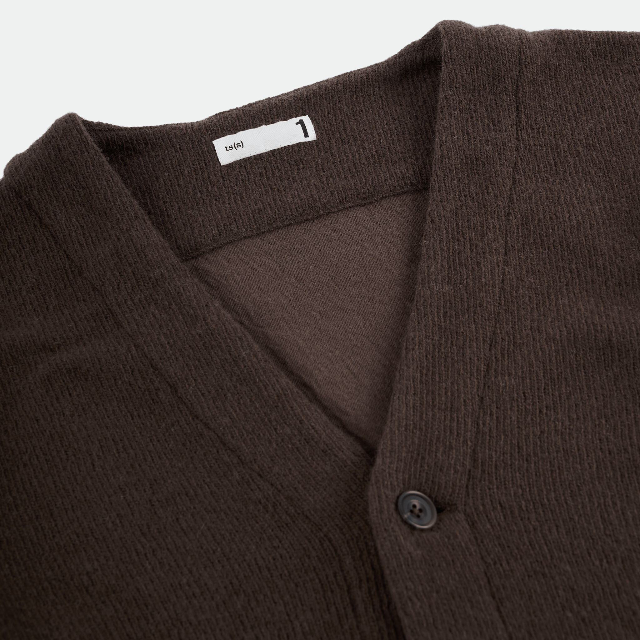 ts(s) - Wool Nylon Cardigan Brown