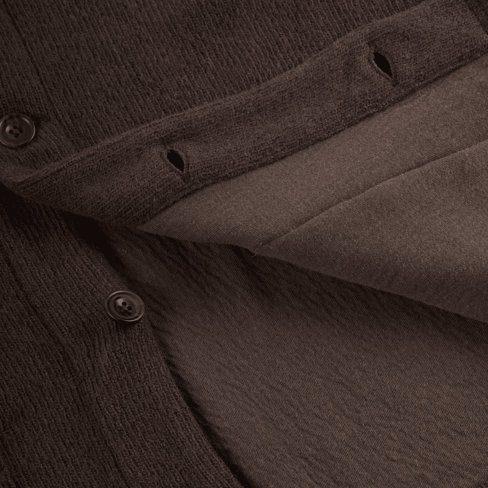ts(s) - Wool Nylon Cardigan Brown