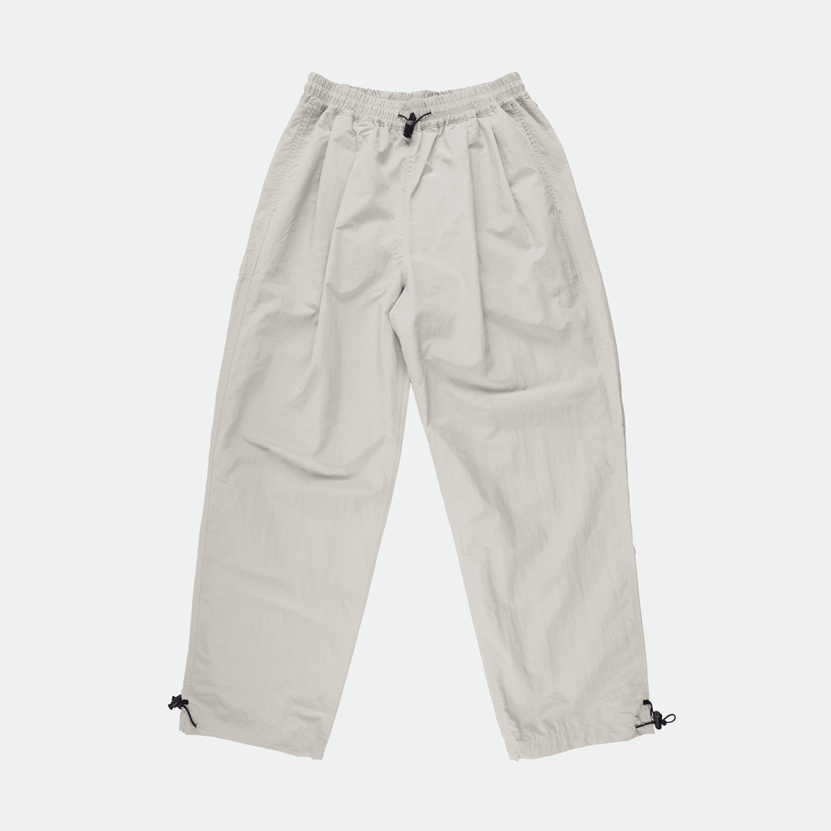 Kappy - Two Tuck Nylon Pants Ice Grey
