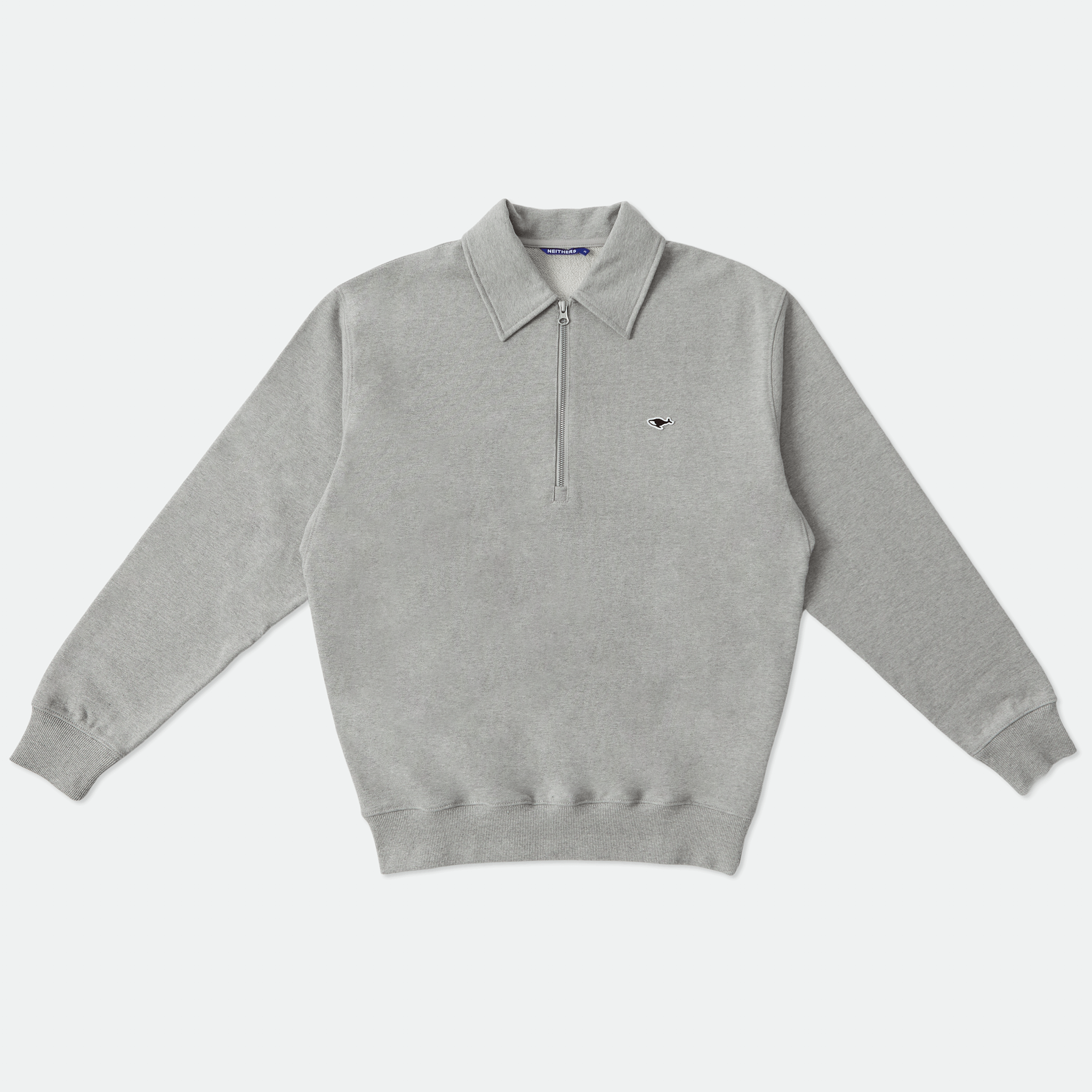 NEITHERS - Half Zip Sweatshirt Grey