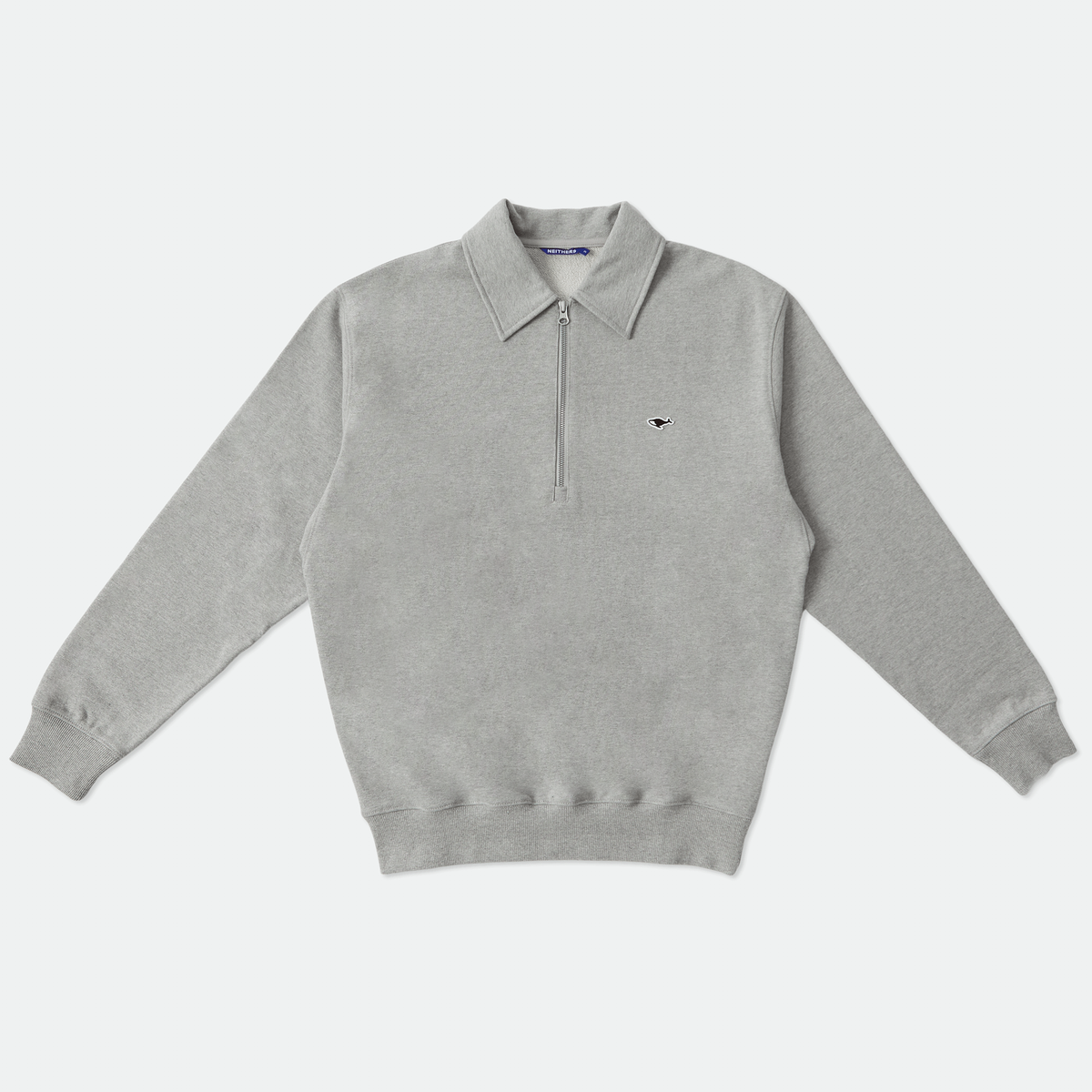 Neithers Half Zip Sweatshirt Grey Pick Store