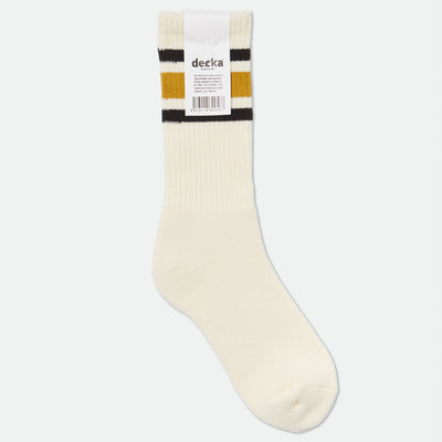 Decka - 80s Skater Socks Yellow