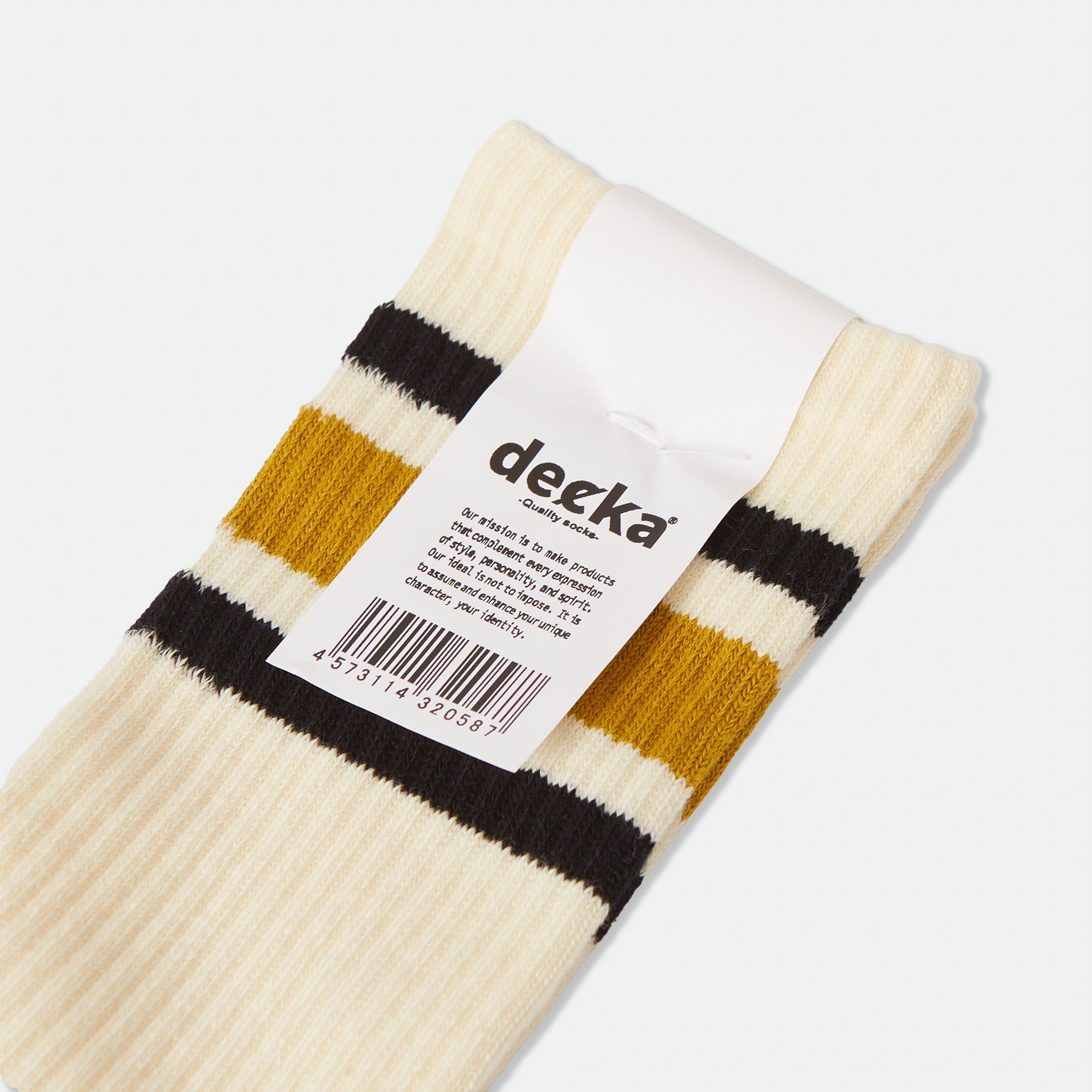 Decka - 80s Skater Socks Yellow