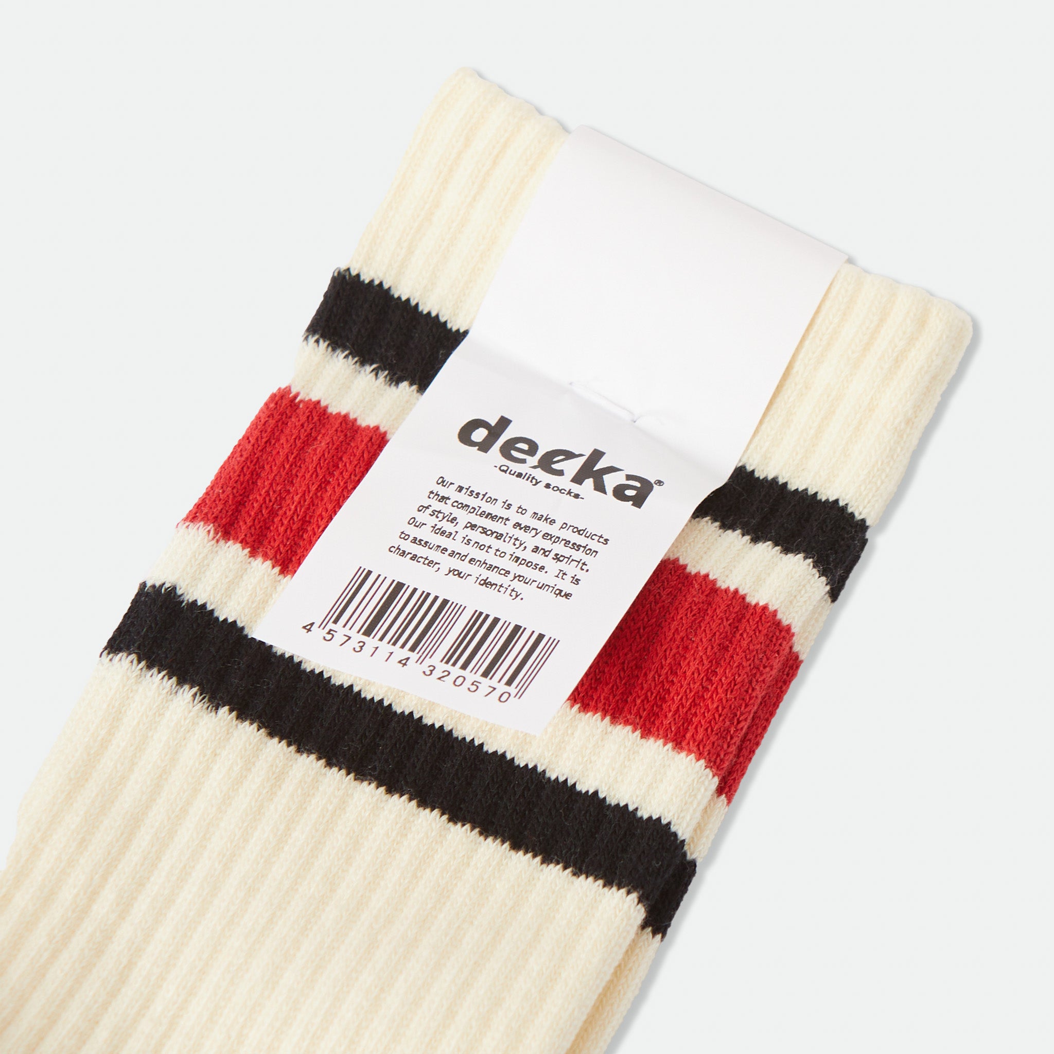Decka - 80s Skater Socks Red