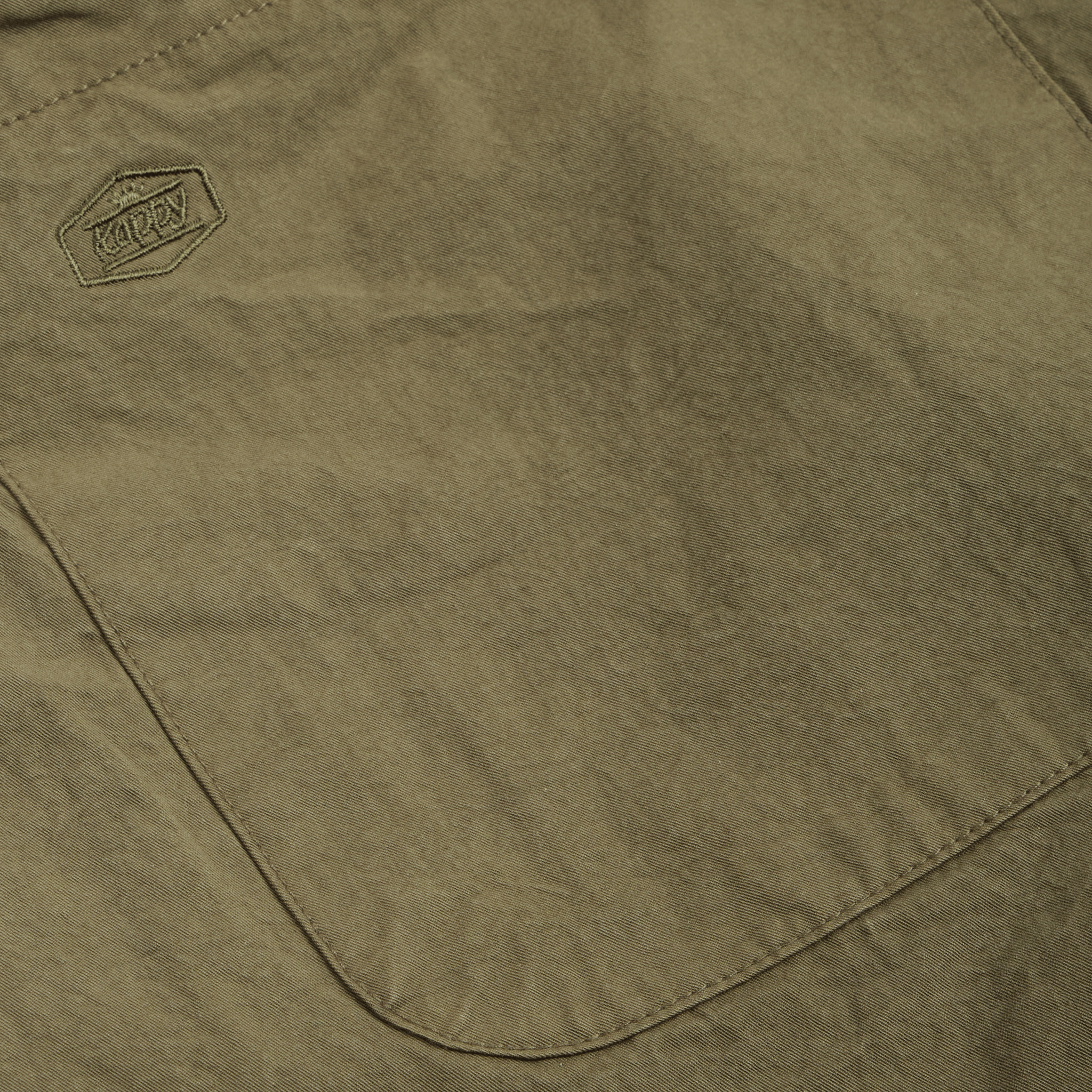 Kappy - Two Tuck Wide Shorts Khaki