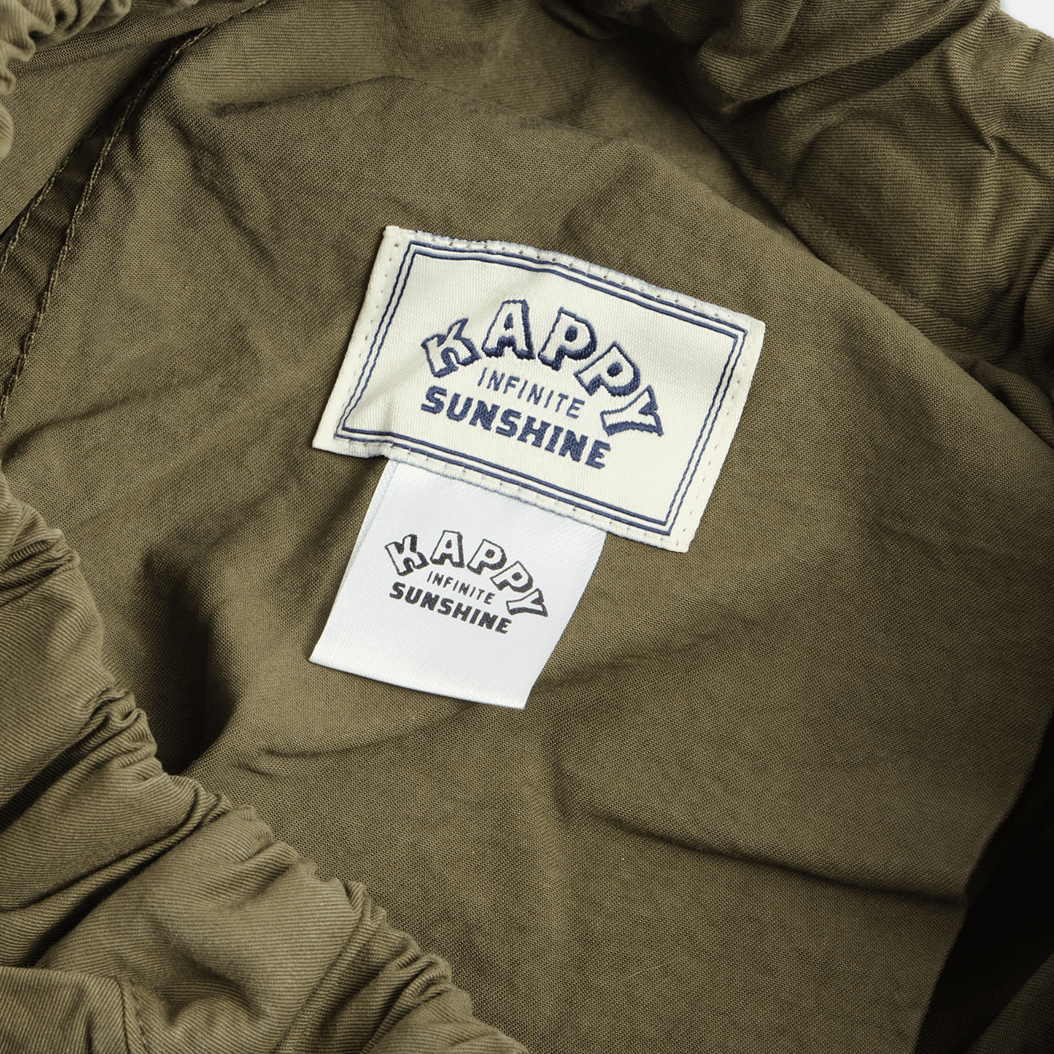 Kappy - Two Tuck Wide Shorts Khaki