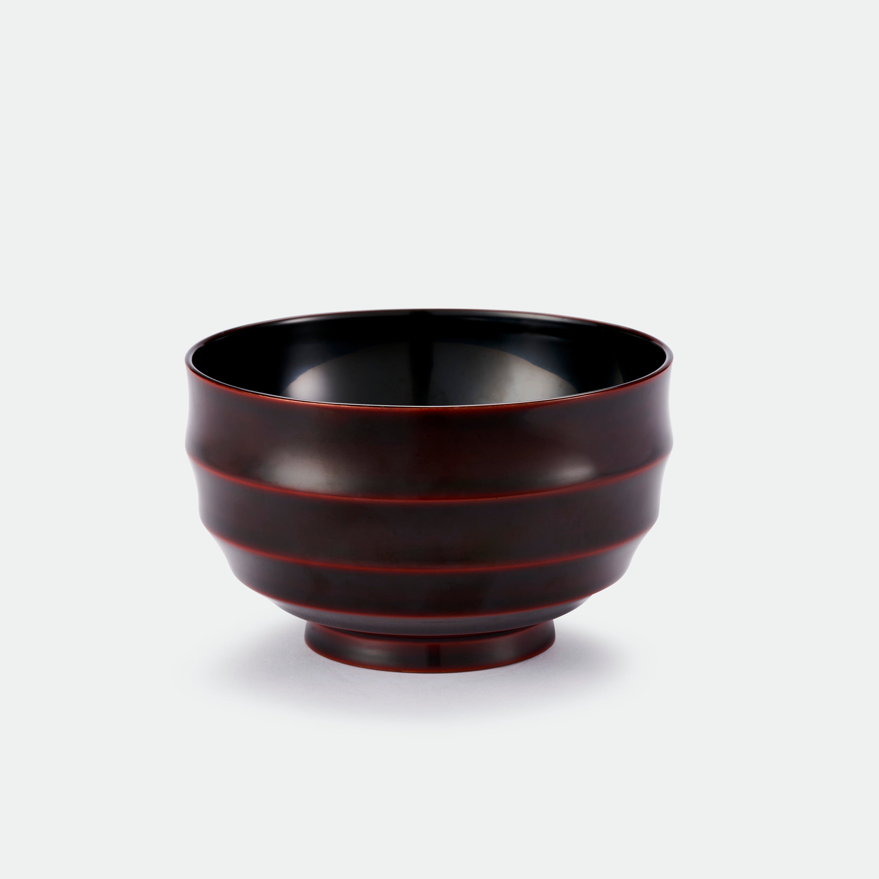 Kawatsura Lacquerware - Ribbed Bowl