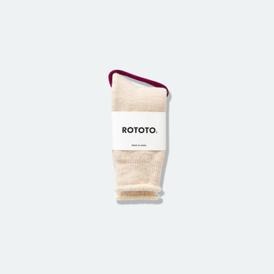ROTOTO - Double Face Crew Oatmeal