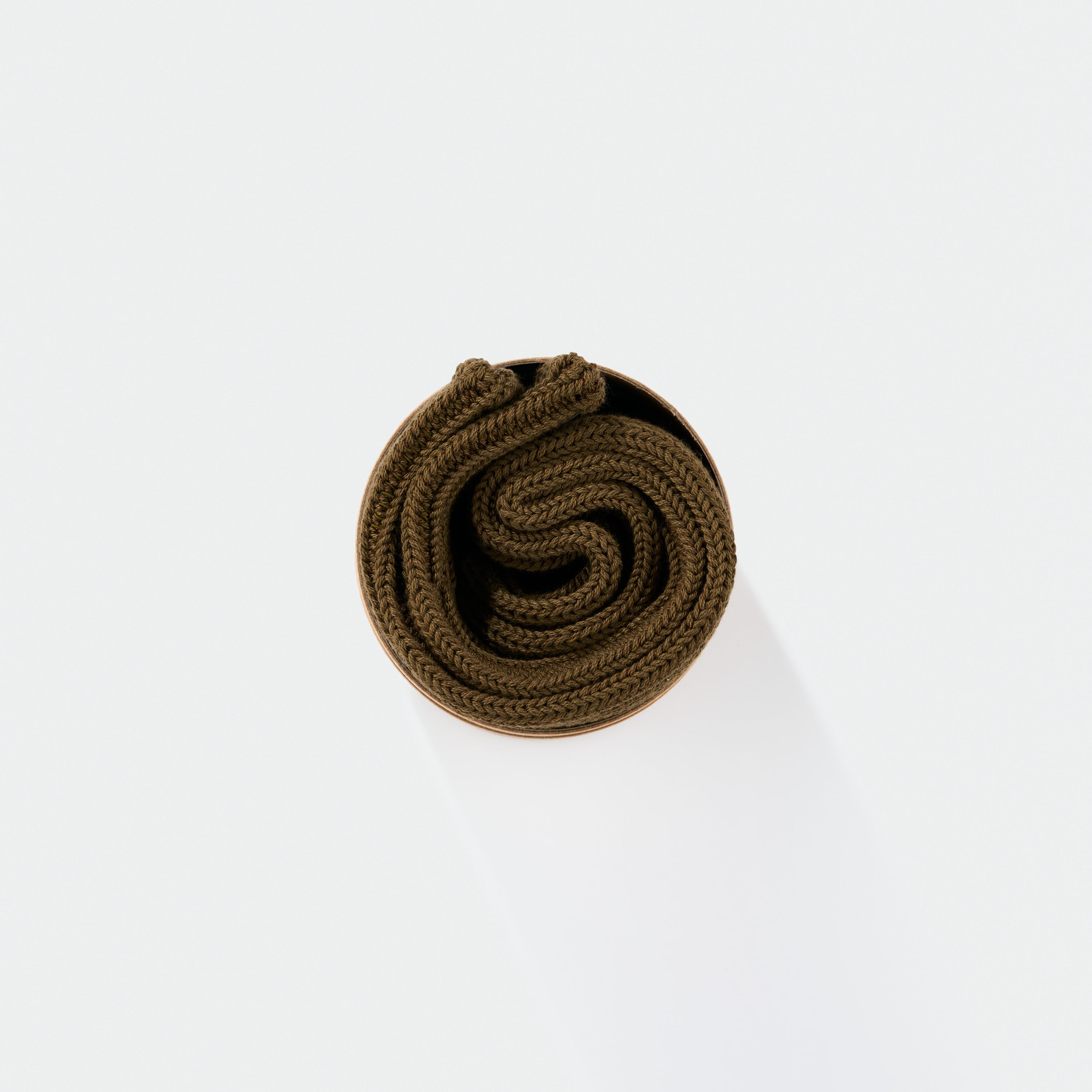 Decka - Cased Heavyweight Plain Socks Olive