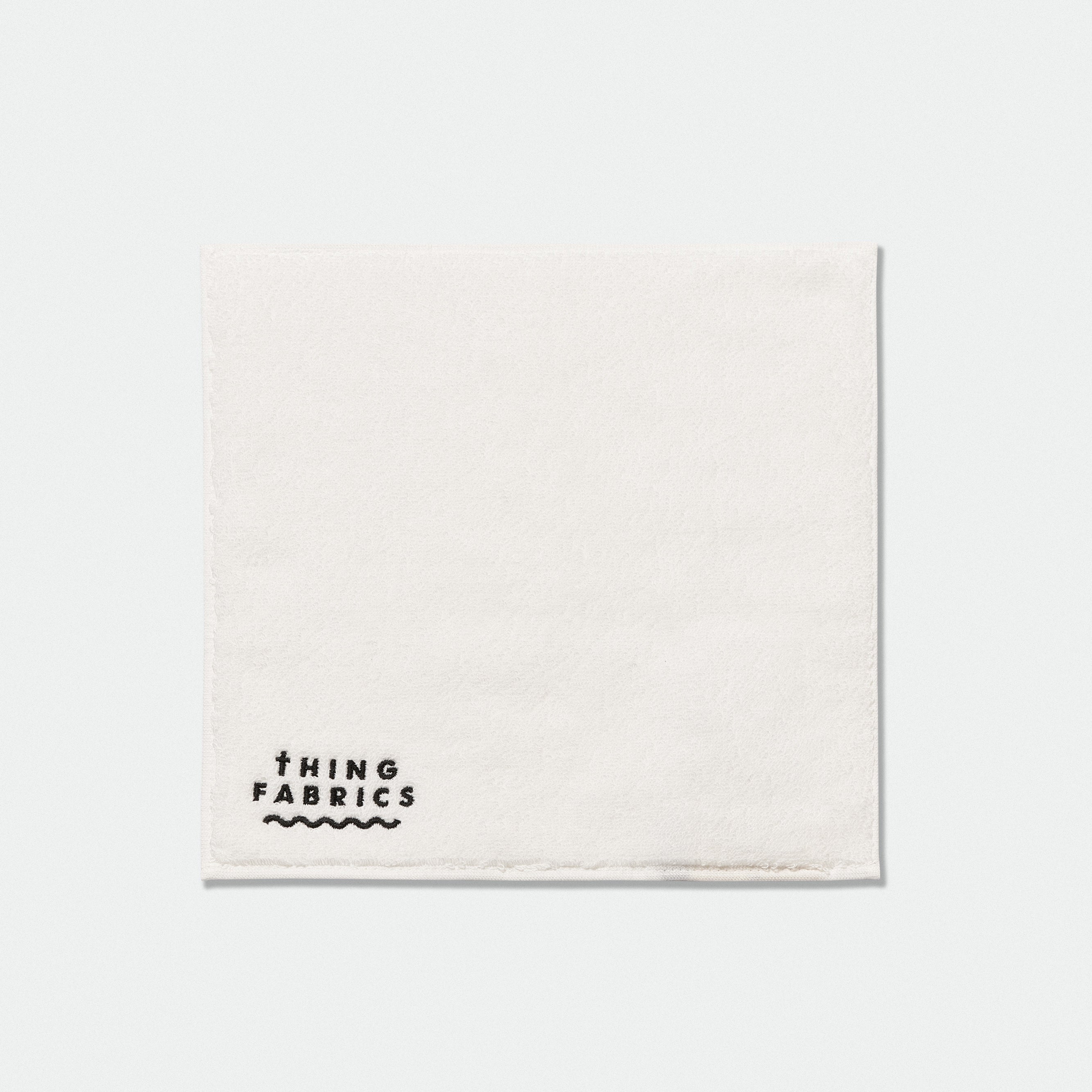 Thing Fabrics - Face Towel White