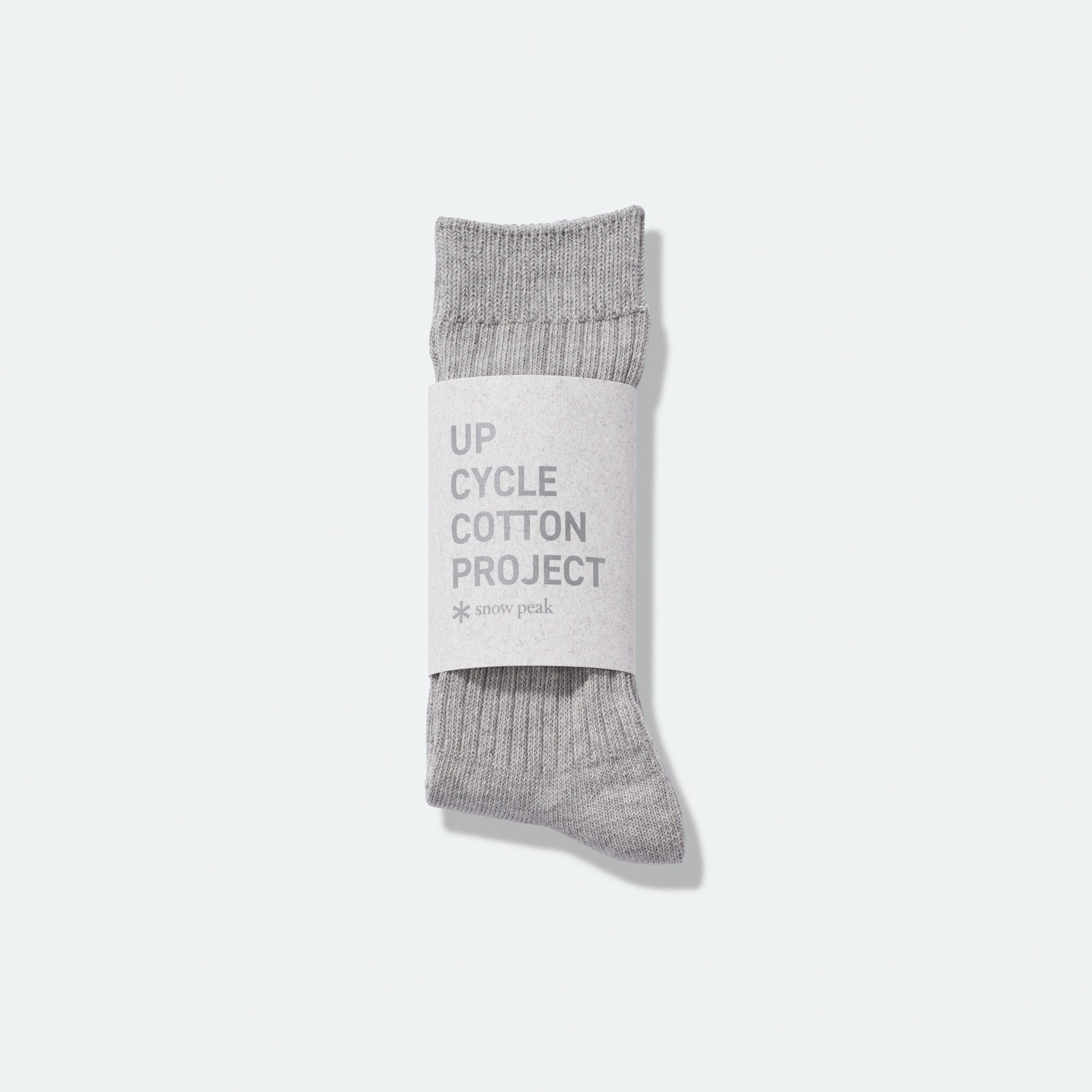 Snow Peak - Recycled Cotton Socks Grey