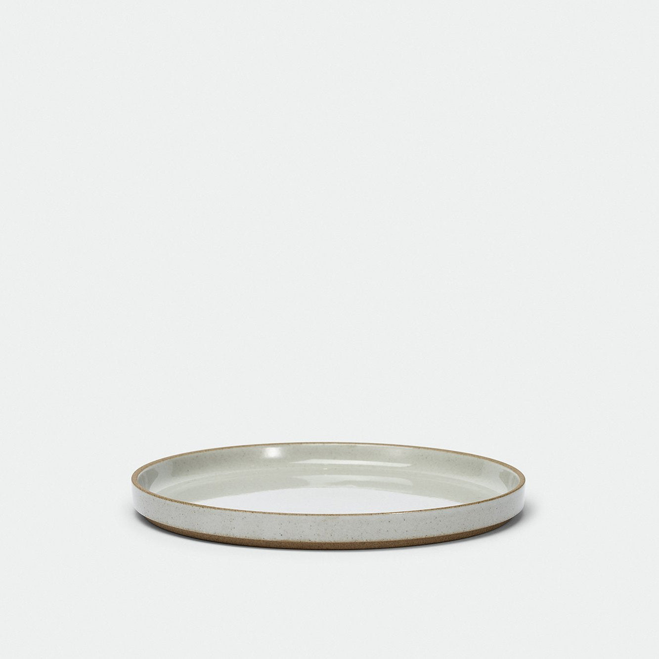 Hasami Porcelain - Plate Gloss Grey 220 mm