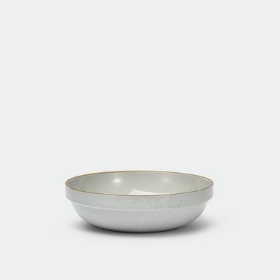 Hasami Porcelain - Round Bowl Gloss Grey 185 mm